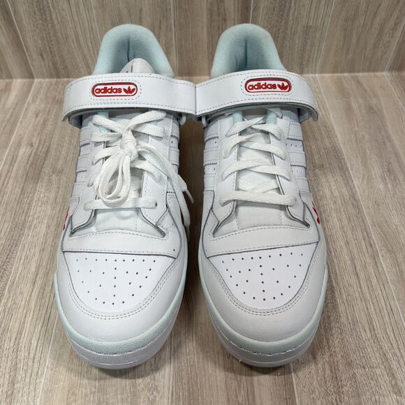 Adidas Originals Forum Low Cloud White Blue Red Sneakers Retro HQ4537 Men\'s 11.5 main image 4